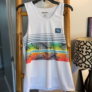 Mens Wave Motion Palms Tank Top SZ MED